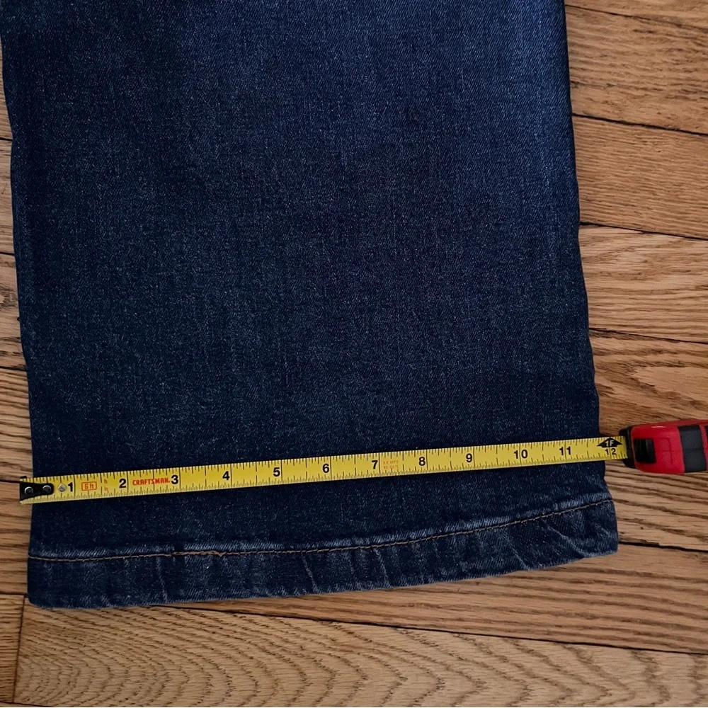 Gap Dark Wash Wide Leg Jeans Size 8P - Picture 6 of 8